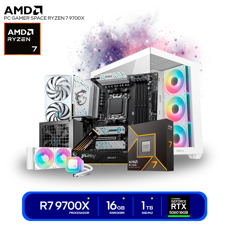 PC GAMER SPACE RYZEN 7 9700X