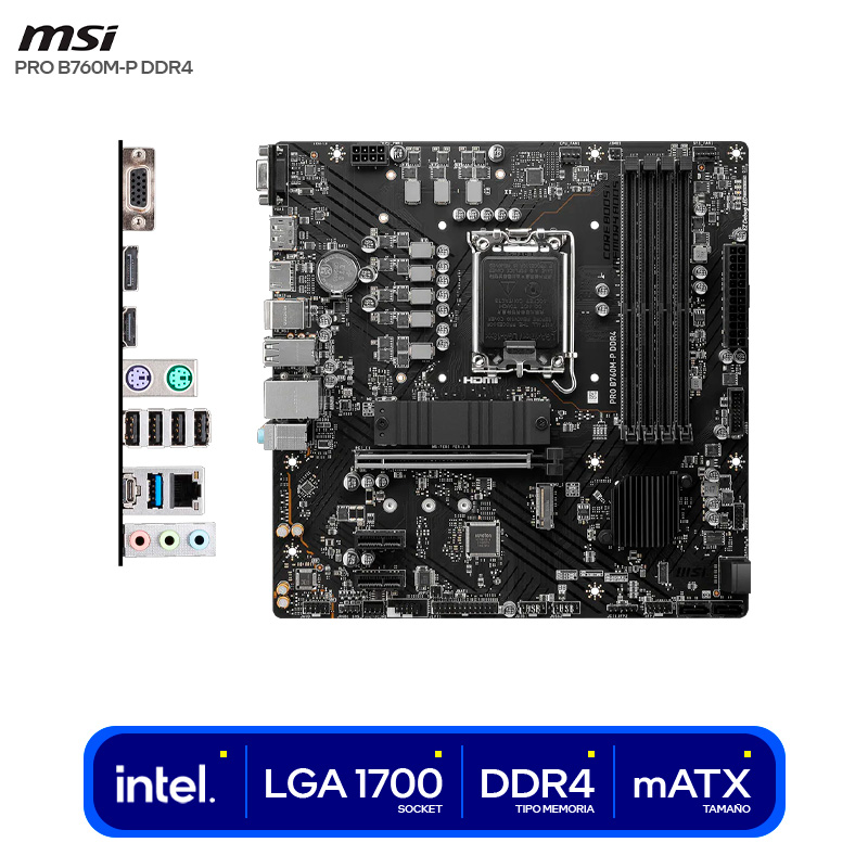 ( PRO B760M-P DDR4 )