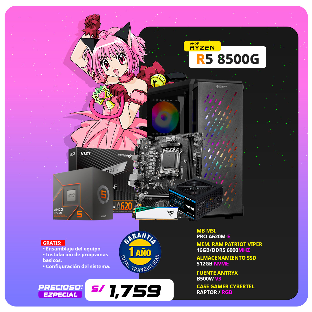 CPU RYZEN 7 8500G - GAMER 2