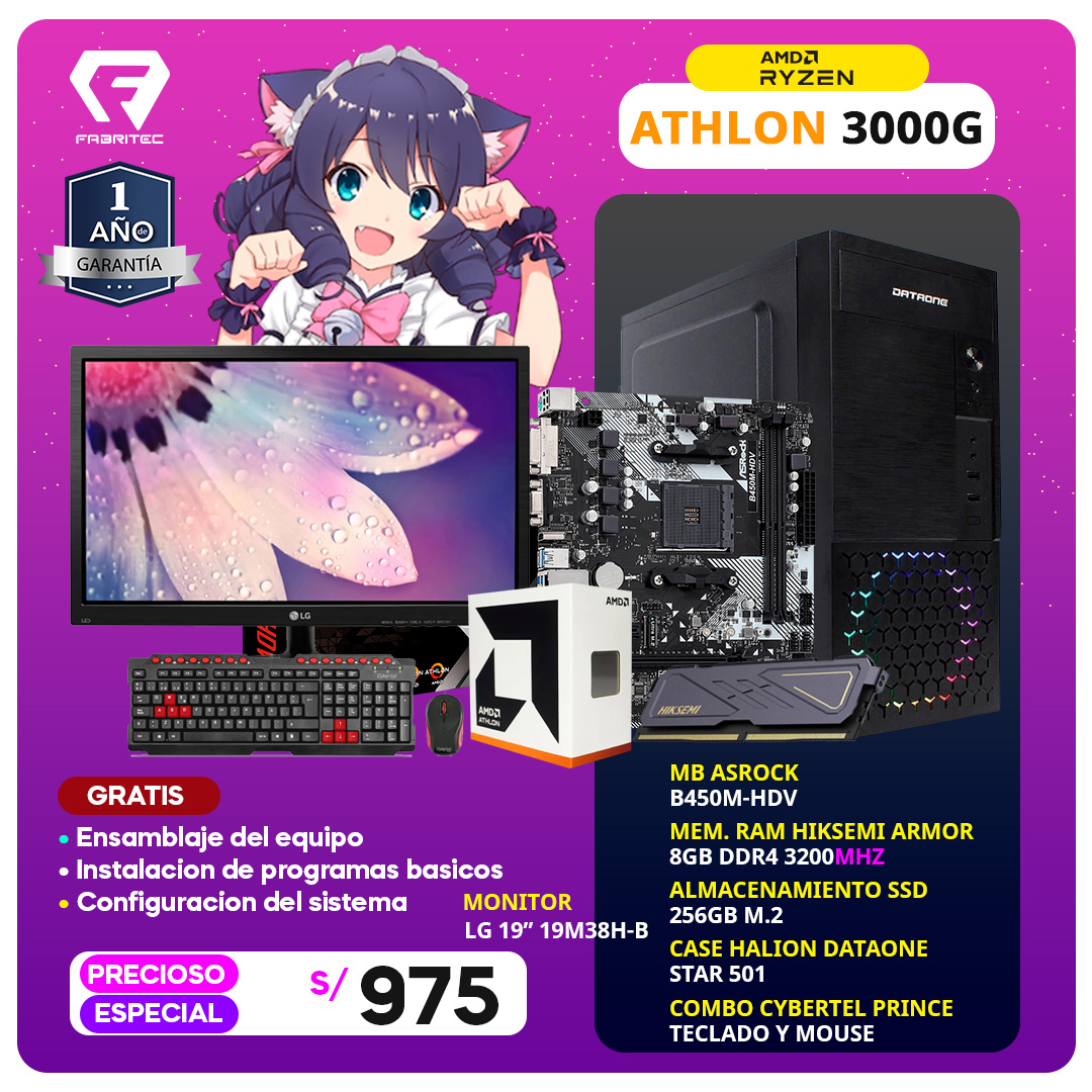 CPU ATHLON 3000G - BASICA 5