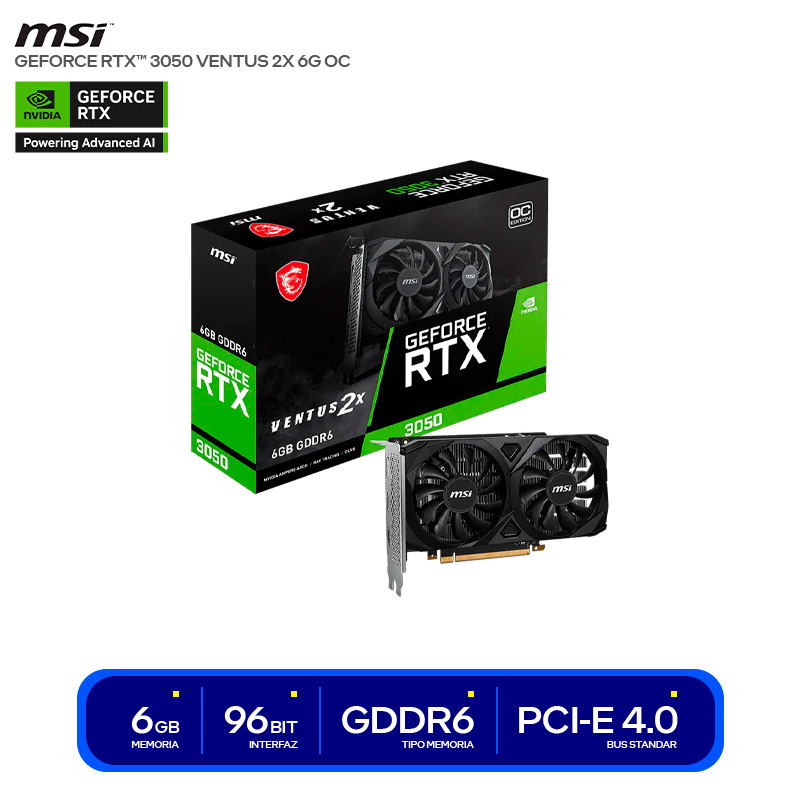 ( RTX 3050 VENTUS 2X 6G OC
