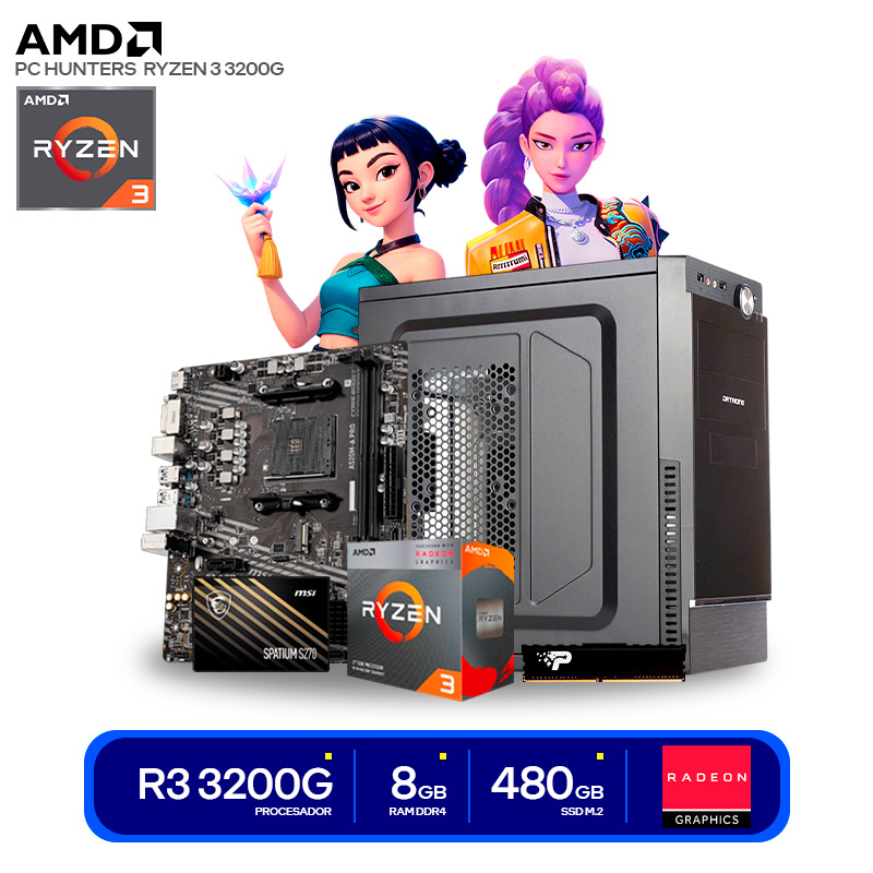 PC HUNTERS RYZEN 3 3200G