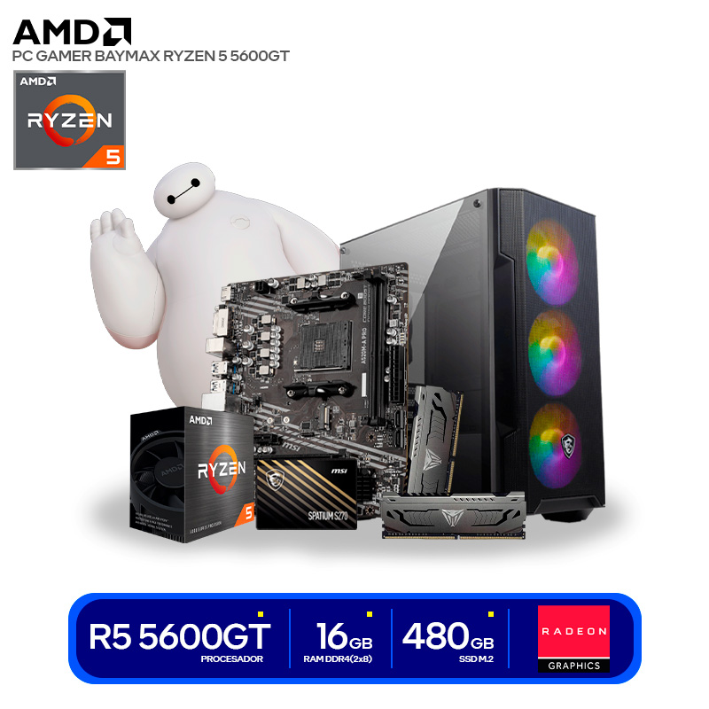 PC GAMER BAYMAX RYZEN 5 5600GT