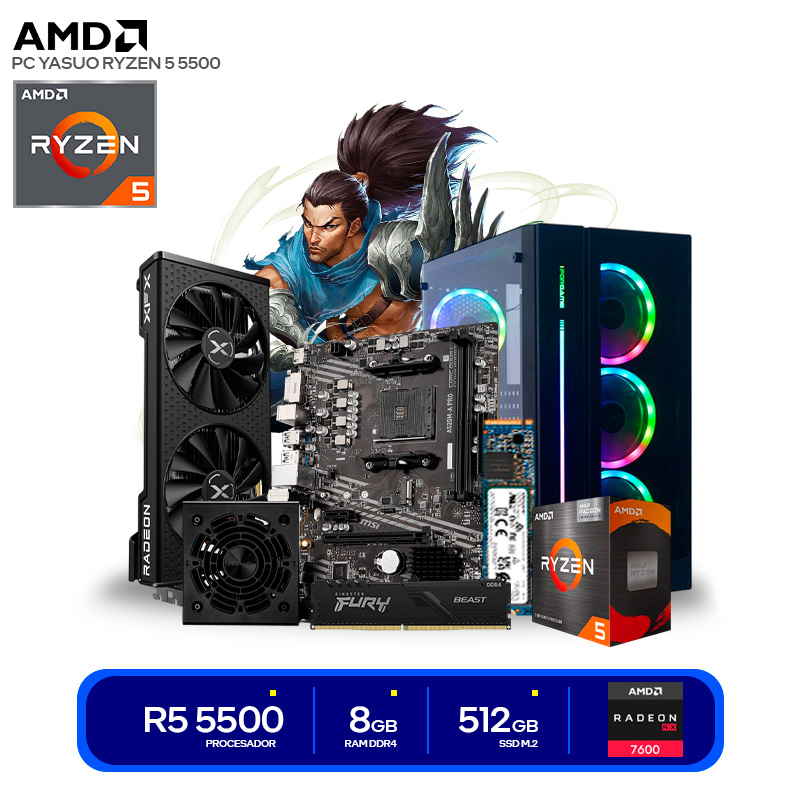 PC YASUO RYZEN 5 5500