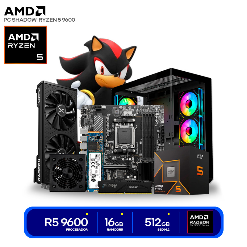 PC SHADOW  RYZEN 5 9600