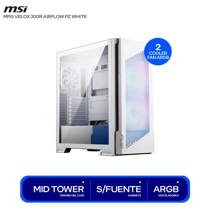 ( MPG VELOX 300R AIRFLOW PZ WHITE )