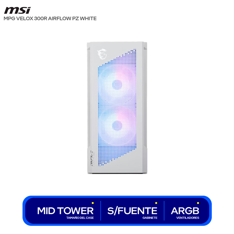 ( MPG VELOX 300R AIRFLOW PZ WHITE )