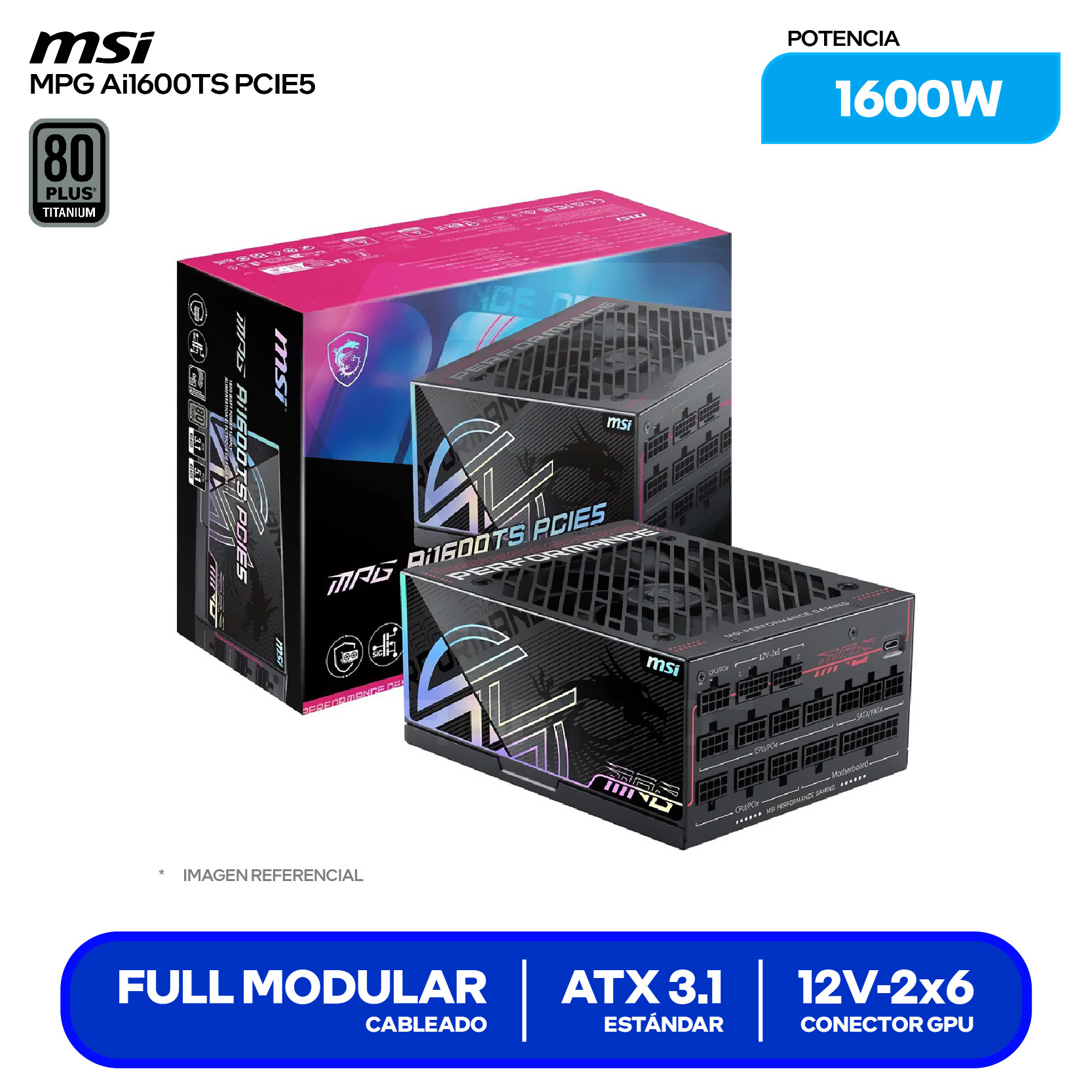 ( MPG AI1600TS PCIE5 )