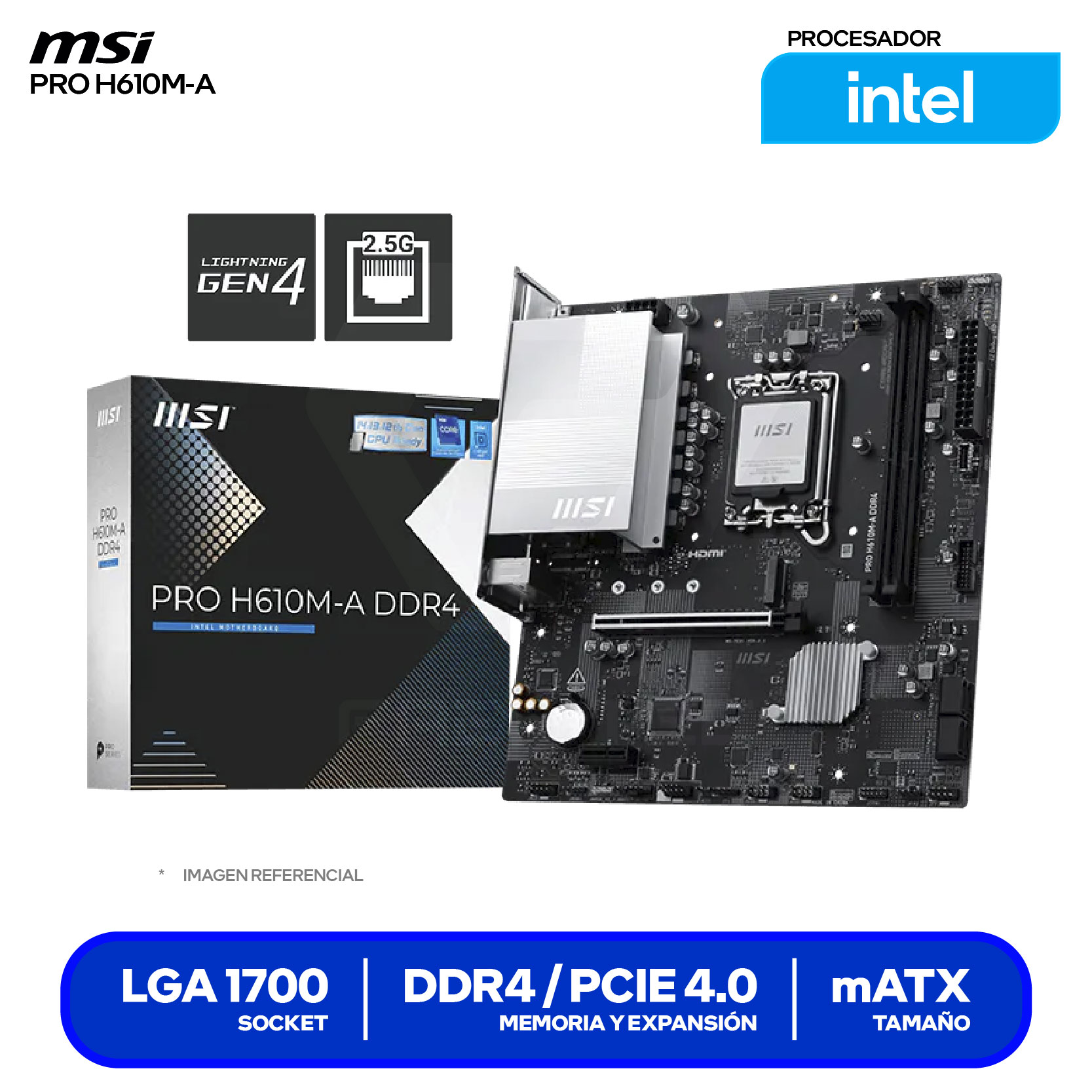 ( PRO H610M-A DDR4 )