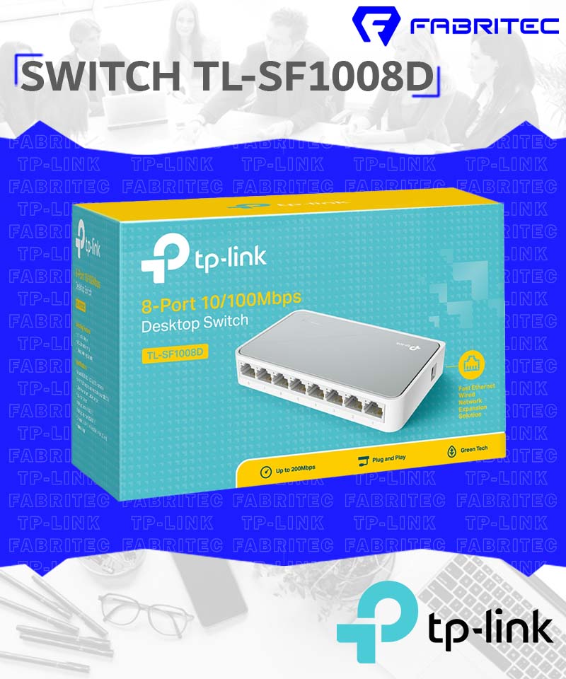 tp-link tl-sf1008d switch 8 puertos 10/100