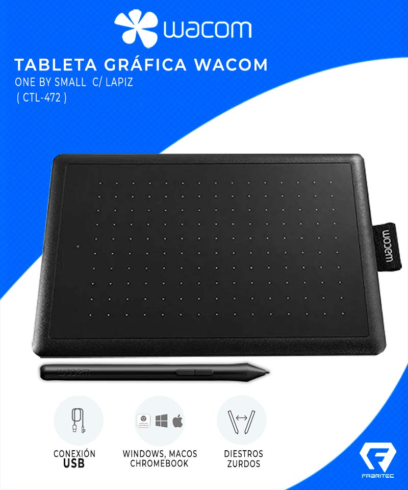 Tableta gráfica WACOM One by Small CTL472