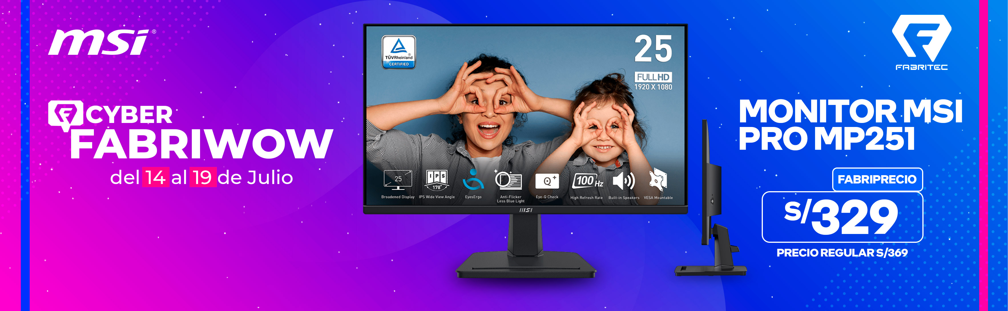 MONITOR MSI V