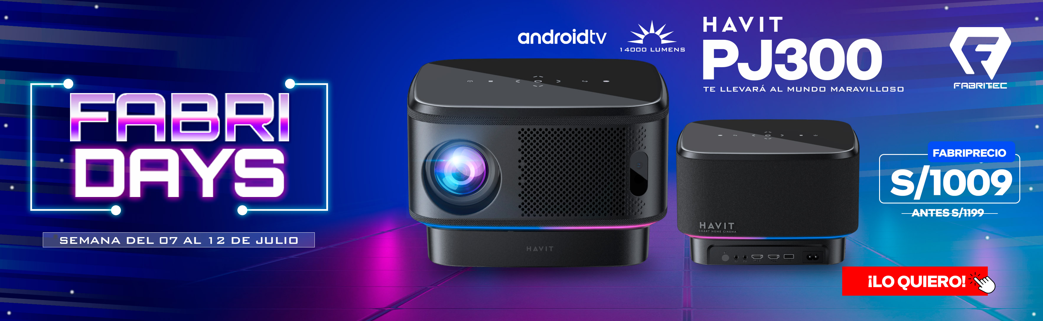 proyector havit
