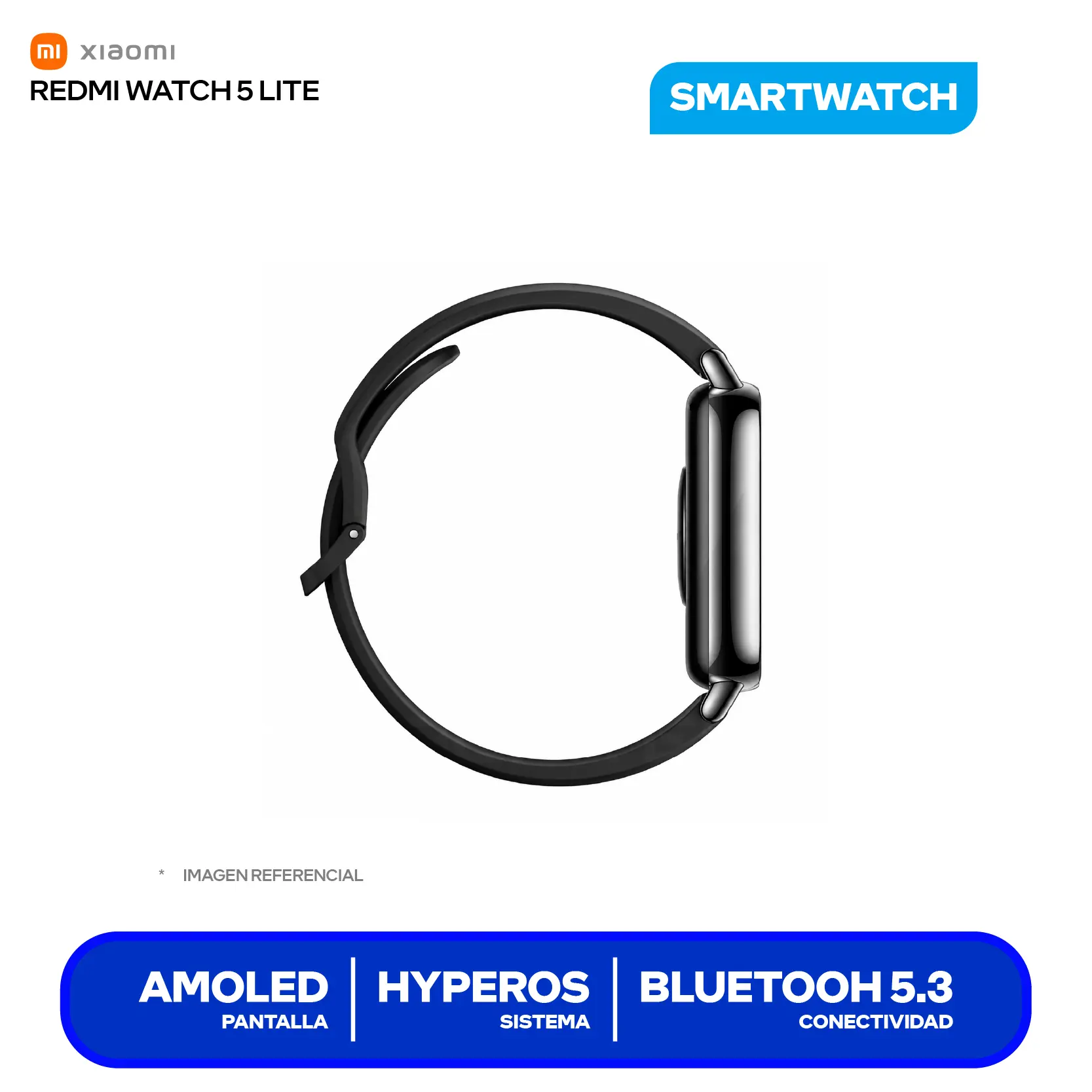 Smarwatch Xiaomi Redmi Watch 5 Lite (M2352W1) Negro