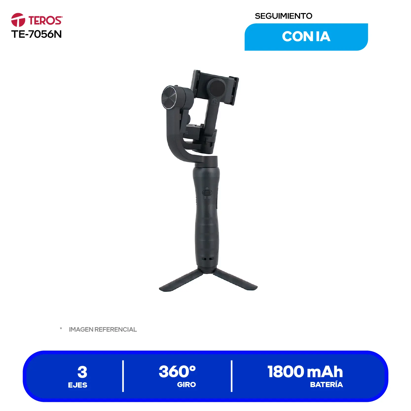 Estabilizador Gimbal Teros (TE-7056N) Negro