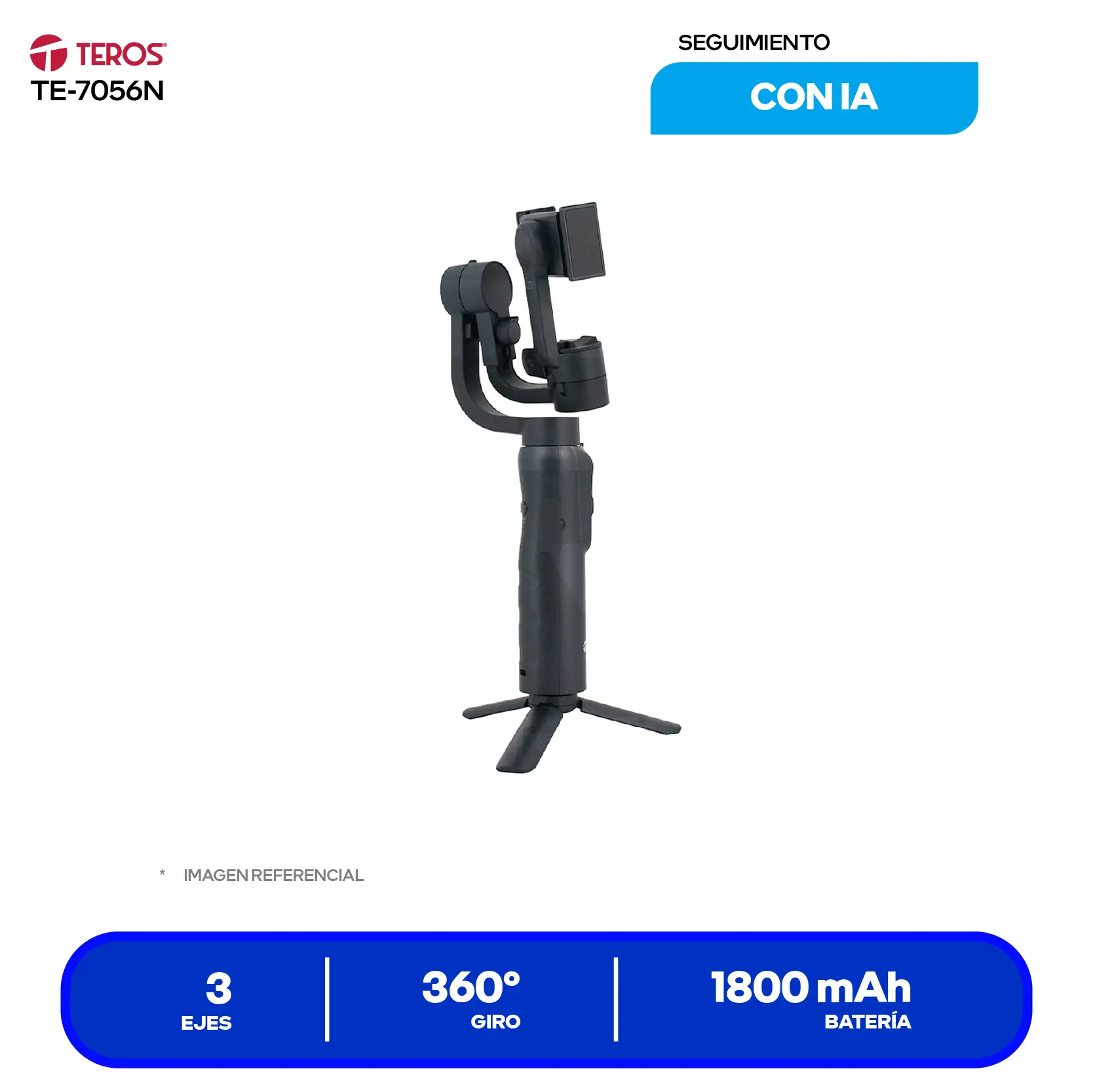 Estabilizador Gimbal Teros (TE-7056N) Negro