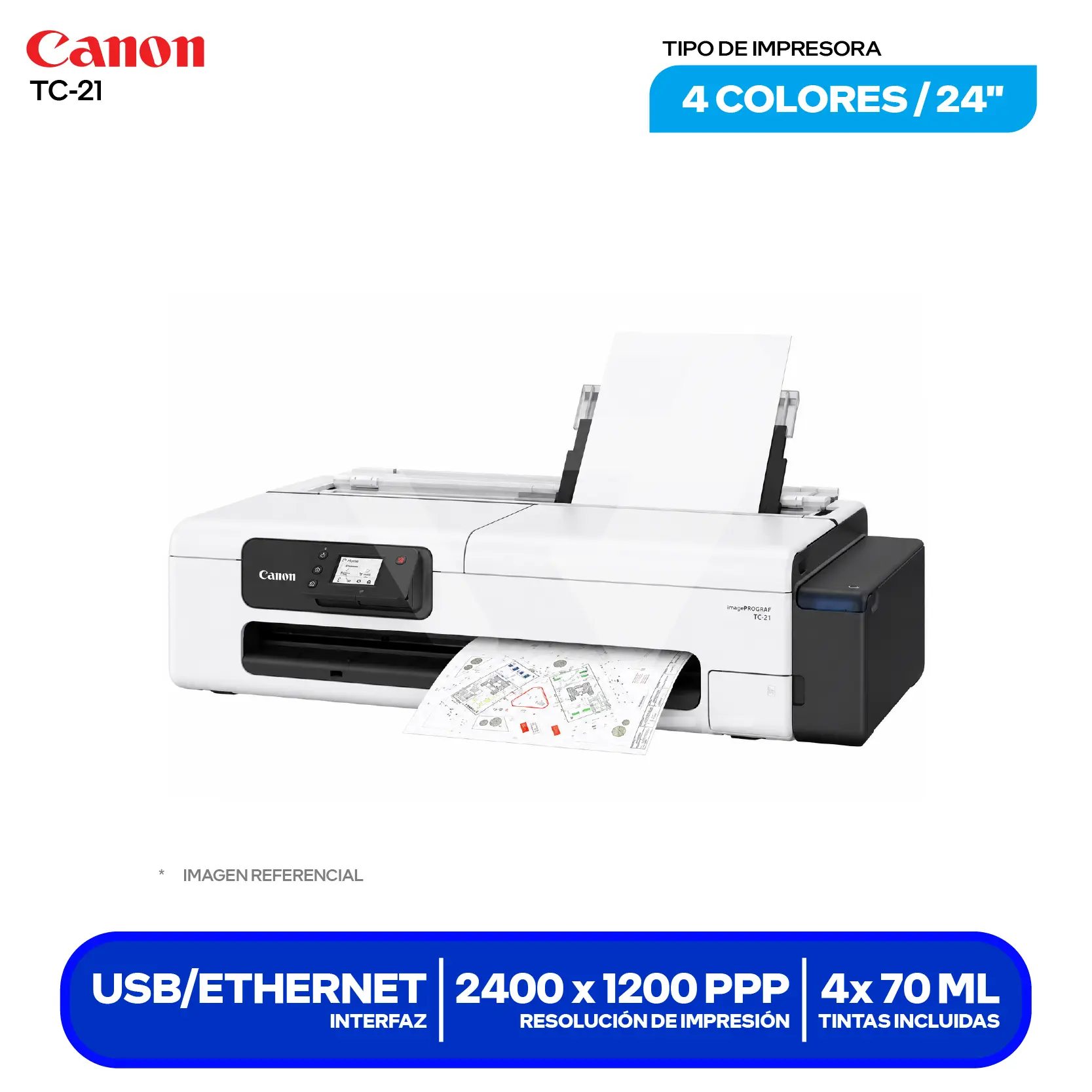 Plotter Canon imagePROGRAF (TC-21)