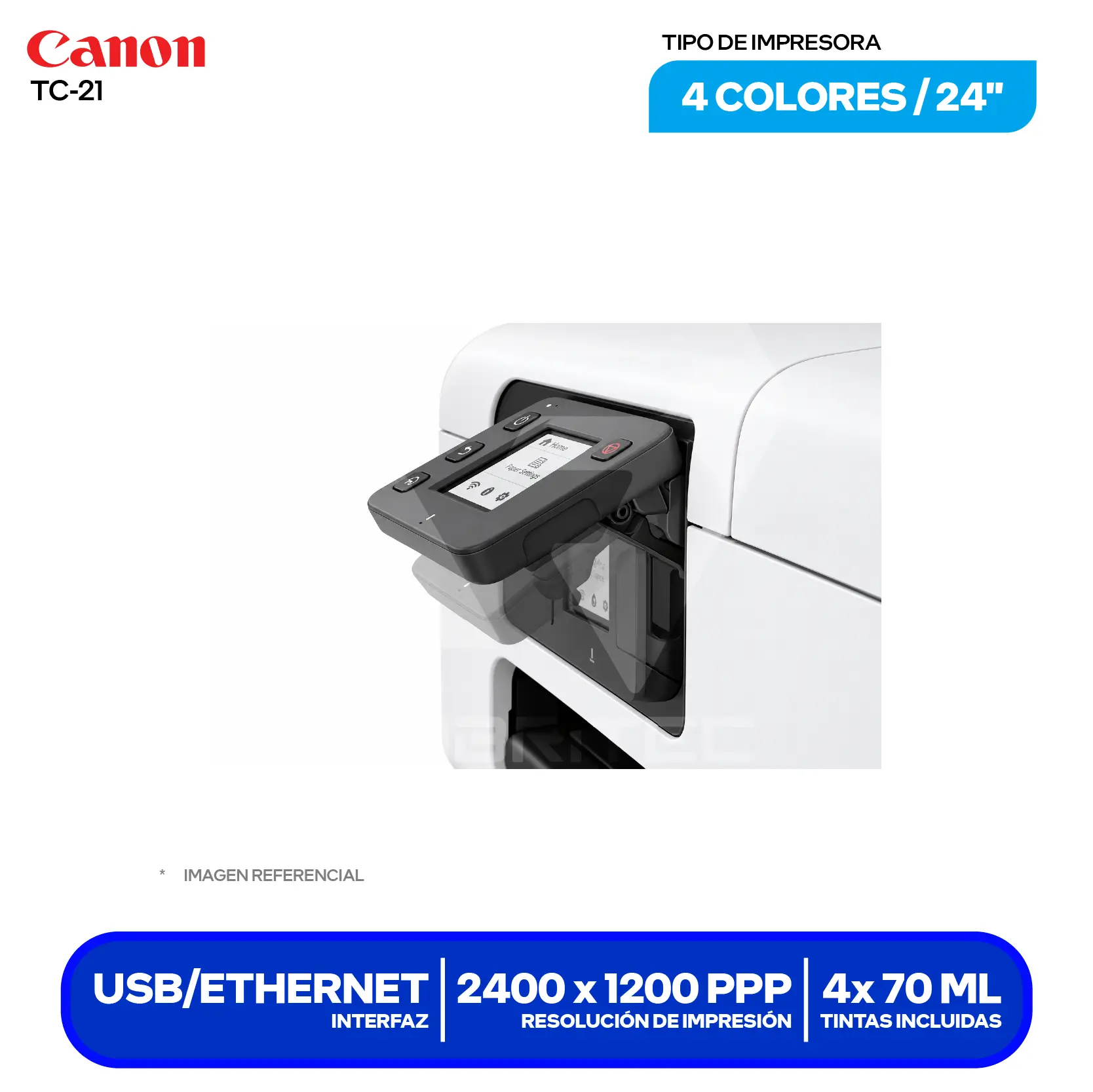 Plotter Canon imagePROGRAF (TC-21)